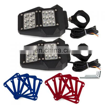 UTV Side Mirror with LED  Light 1.75\