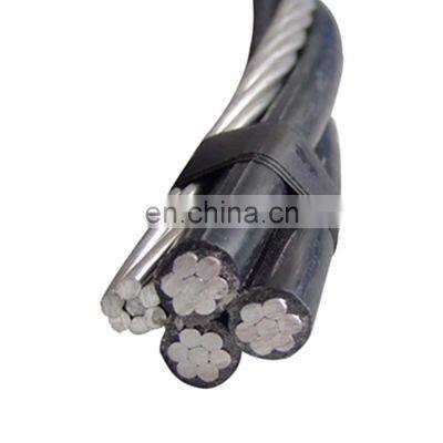 Factory Supplier 0.6/1kv 4 Core 95mm Aluminum Abc Cable Aerial Bundled Cable Xlpe Insulation ABC Cable