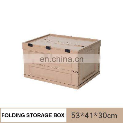 60L Large Capacity Camping Folding Box Multi-function Storage Container Plastic Storage Box Food Container photo-5