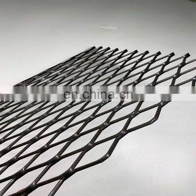 Low-carbon steel expanded metal mesh window grill design