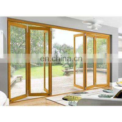 balcony exterior double glazed folding glass hardware bifold door pakistan