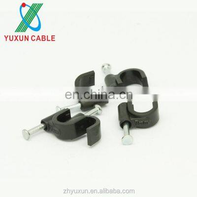 YUXUN Circle Nail Cable Clips 5MM /6MM /7MM For RG6/RG59 photo-2