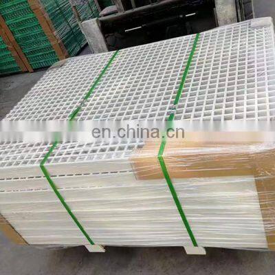 Yellow Orange Gray Black Square Mesh Size FRP Grid 15mm to 63mm Thick Frp Grp Fiberglass Grating photo-5
