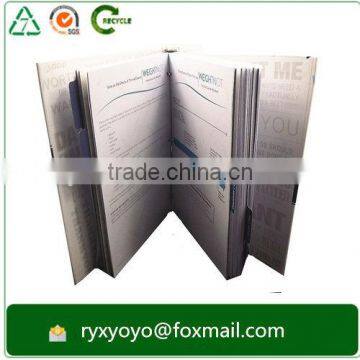 Customized Paper Cardboard 3 Ring Binder Portfolio With Matt Finishing photo-2