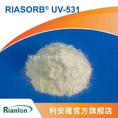 PVC materials 1843-05-6RIASORB? UV-531polyolefin UV Absorbers ?Chemical Auxiliary Agent