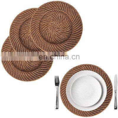 Vietnam Product Rattan Charger Gifts Rattan wall decoration Table mat Wholesale In Bulk Handwoven