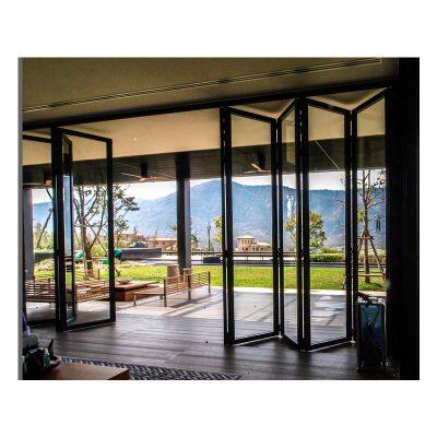 Patio Bifold Doors Aluminium Folding Glass Door Prices Philippines Double Glass Anodized Aluminum Outside Accordion Folding Door