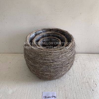 Oval Shaped Small Flower Gathering Basket with competitive price