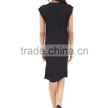 Custom Summer t Shirt Girl Dress Silm Fashion Dress Bodycon Casual Dress photo-3