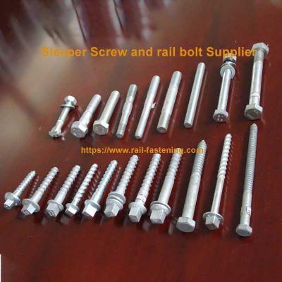 Hexagon Head Screw Spike for railroad fastening