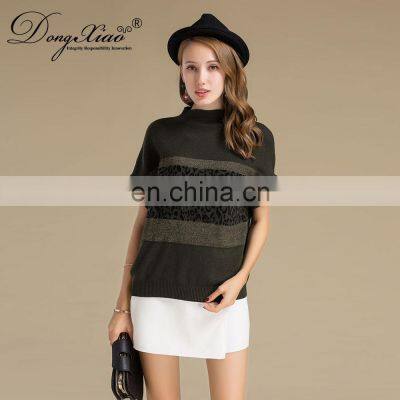 New Style High Quality Pullover Fashion Short Sleeve Women Cashmere Sweater From China photo-6
