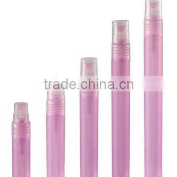 empty plastic perfume sample bottle spray