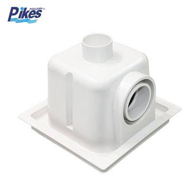 Pikes New Square Main Drain 2''/2.5'' ABS Material In-line Inserts Wholesale Swimming Pool Floor Main Drain photo-6