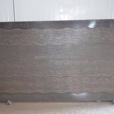 Bimetallic Composite Steel Wear Resistant Plate Fold Line Zig Zag Line Plate photo-3