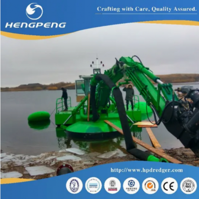 Hengpeng Shipyard 20t Dismountable Amphibious Dredger for Sand Mining