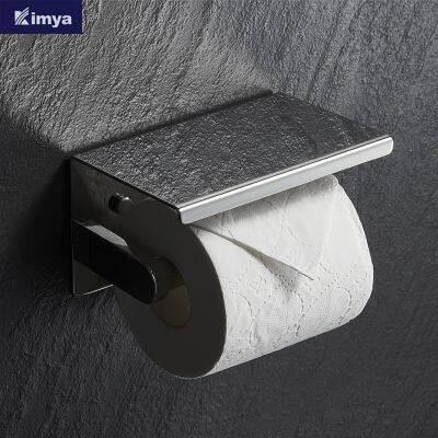 304 Stainless Steel Toilet Paper Holder Bathroom Accessories Paper Box Paper Shelf Model 3309A photo-2