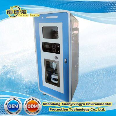 Convenient and Fast Hydrogen Rich Water Windows Vending Machine Purified Water Equipment