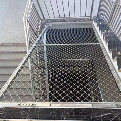 Stainless Steel 316 Anti-Fall Net Cable Anti-Fall Net for Floodlight/Speaker Net Safety Cover