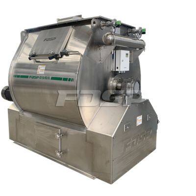 SDHJ Stainless Steel Single Shaft Paddle Mixer for Free Flowing Dry Solid Materials photo-3