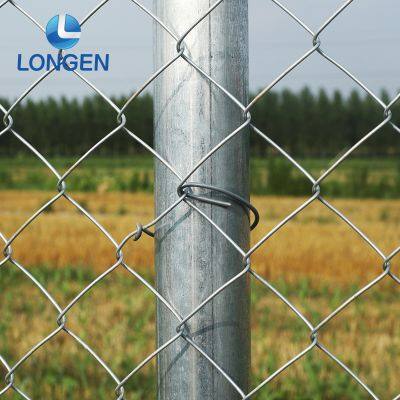 Diamond Metal Galvanized PVC Coated Chain Link Fence