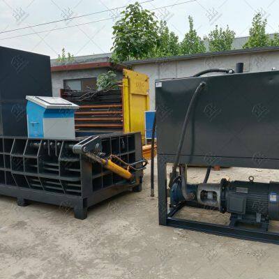 Scrap Metal Baler for Foundries - Oil Cooled Hydraulic Pump Included