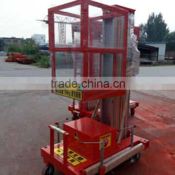 hydraulic man lift/hydraulic electric ladder/aluminum post lift