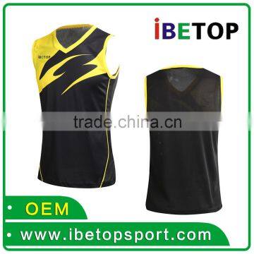 custom printing logo men's gym singlet