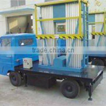 adjustable motorcycle lift/vehicle mounted scissor lift platform