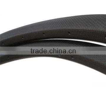 29er tubelss mtb rim 3k matte finish durable hookless carbon rims AM mtb bicycle 30mm rim
