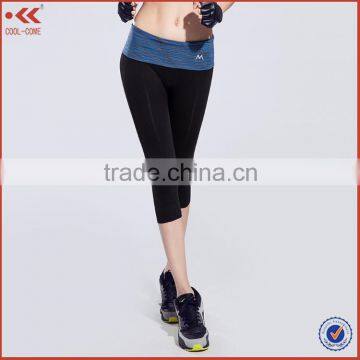 2016 oem shiny custom made yoga pants wholesale