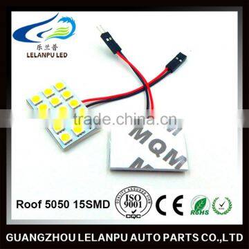 Auto Led Lights Adaptor Roof Lamp 5050 15SMD Led Bulbs Car Dome Reading Light Quality Choice photo-2
