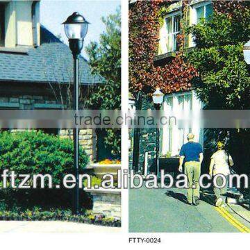 Decorative garden aluminum street lighting pole