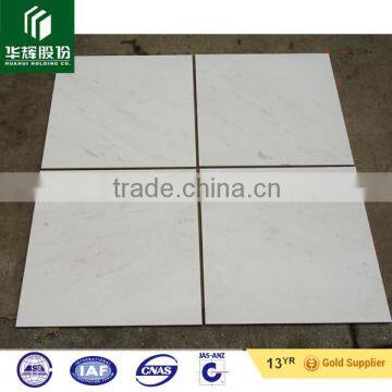 Chinese white marble laminated tile composite tile for flooring