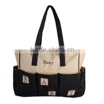 Wholesale Tote One Shoulder Mommy Baby Bag Diaper Bag photo-2