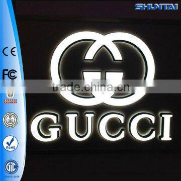 ad highlight transmission light box letters