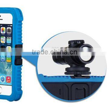More Stronger multifunction Phone Camera accessories mobile phone protect cover with silica gel for I p hone 5 and 5 S