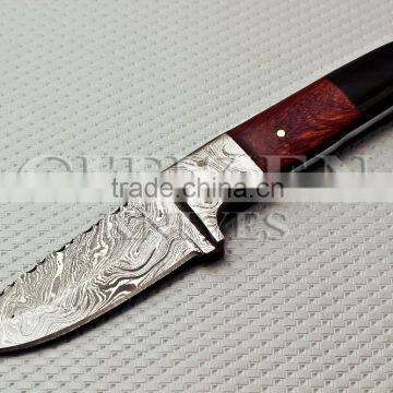 CITIZEN KNIVES, BEAUTIFUL CUSTOM HAND MADE DAMASCUS STEEL HUNTING KNIF photo-2