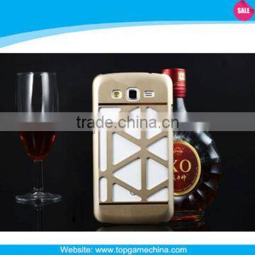 Cell phone accessory for Samsung galaxy 7106 Golden Plastic case