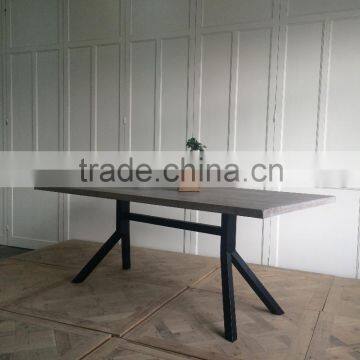 industrial dinning tables/french style furniture dining table