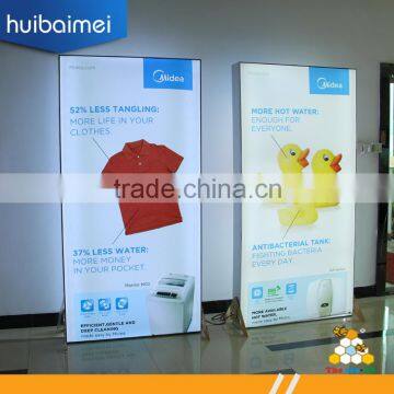 1.2*2meter double side edege light led fabric light box