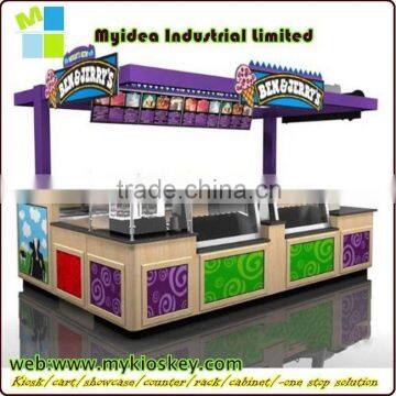 10x15ft wood beverage indoor juice bar kiosk design for sale