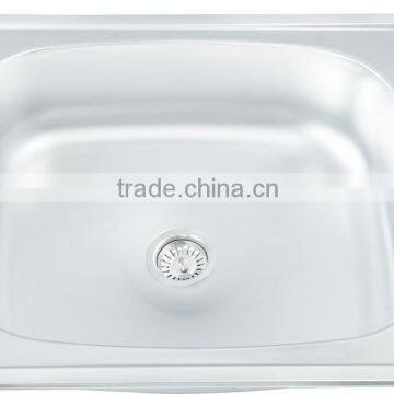 530x480mm XAL5348A single bowl stainless steel sink kitchen sink hot sale with white paint