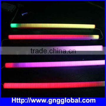 DMX512 control mode rigid led bar chasing color led tube lighting