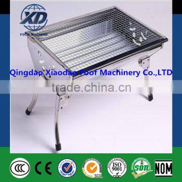 New style Stainless steel portable fold barbecue Kabob grill