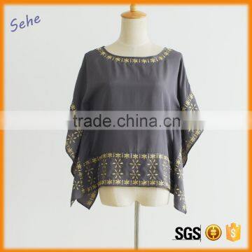 beautiful female cool summer poncho tops