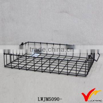 European Farm Solid Wood Vintage Storage Basket photo-4