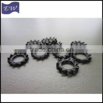 m5 balck 65Mn serrated external ,external washers (DIN6798A)