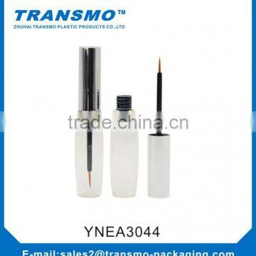 New Design Aluminum Silver Cap and Clear Transparent Bottle Plastic Empty Tube For Mascara