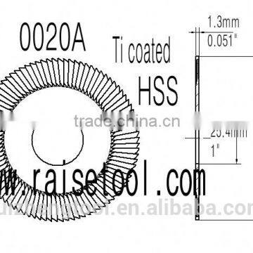 Low price high quality 0020A-Ti side milling cutter_ HSS-Ti double sides angle for wenxing 100-E manual key clone machine