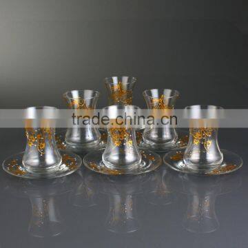 12 Pcs Glass Tea Set